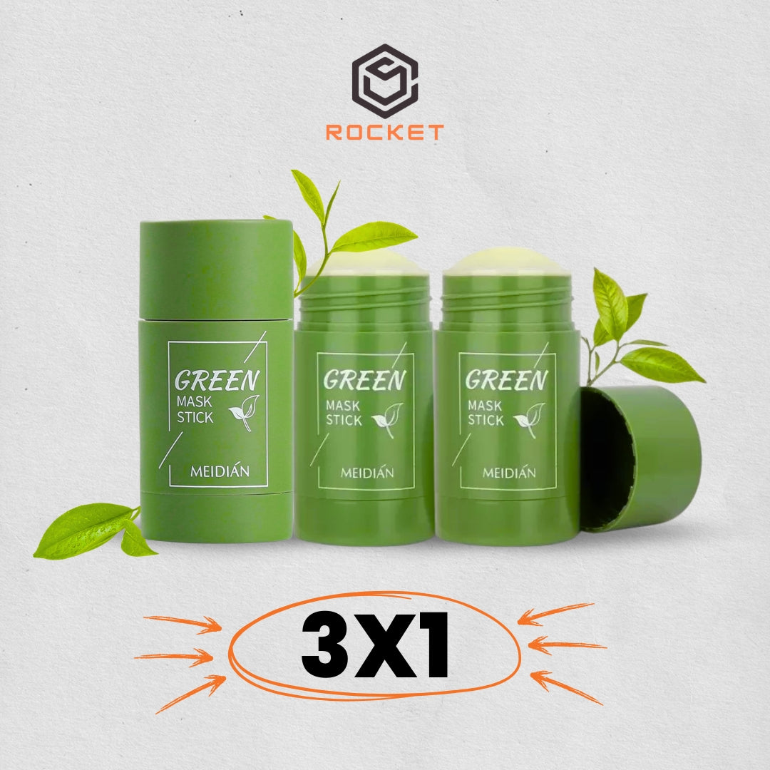 PACK 3 MASCARILLAS DE TE VERDE ORGANICO