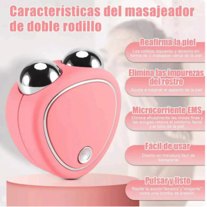 LiftGlow™️ Masajeador Facial Con Microcorriente + Gratis Gel Conductor Aloe Vera