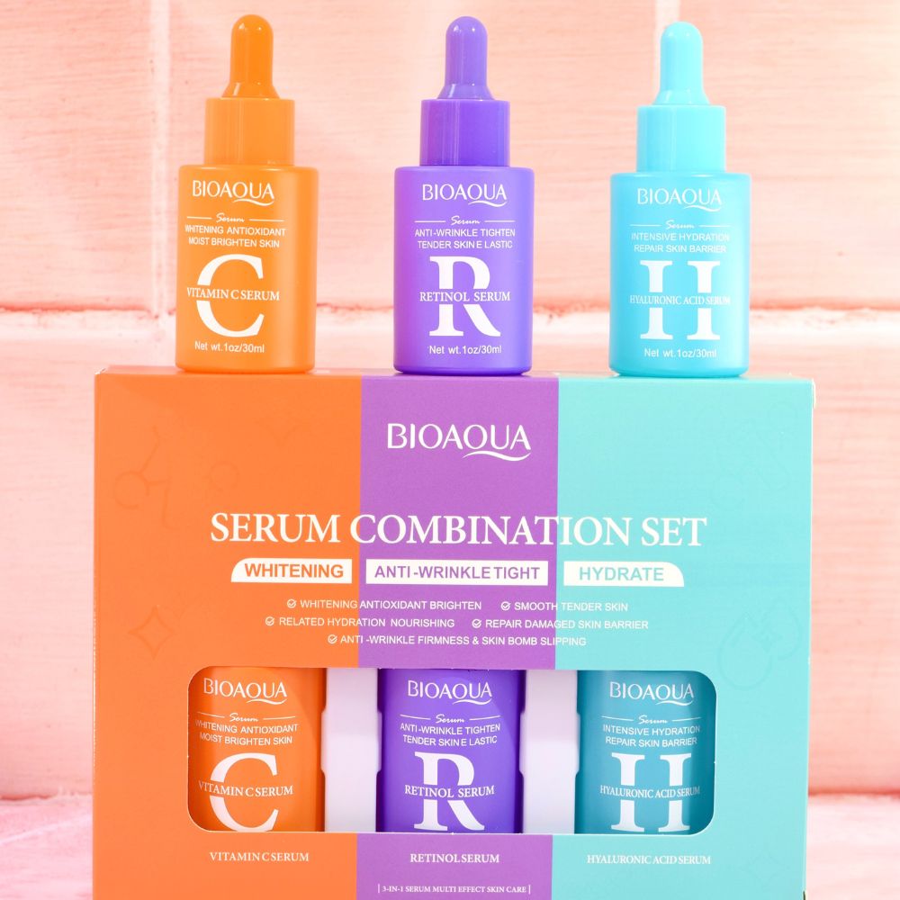 Kit de Sueros Faciales X3 Bioaqua