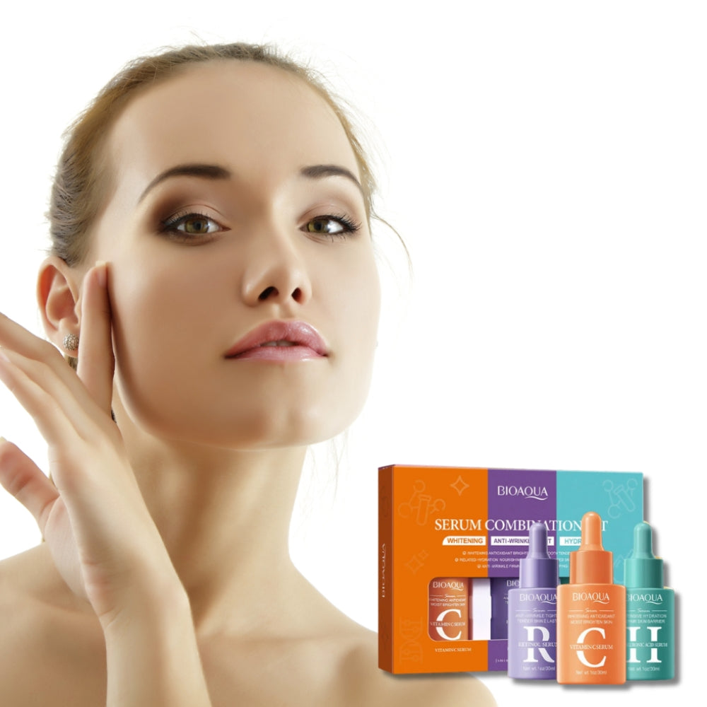 Kit de Sueros Faciales X3 Bioaqua