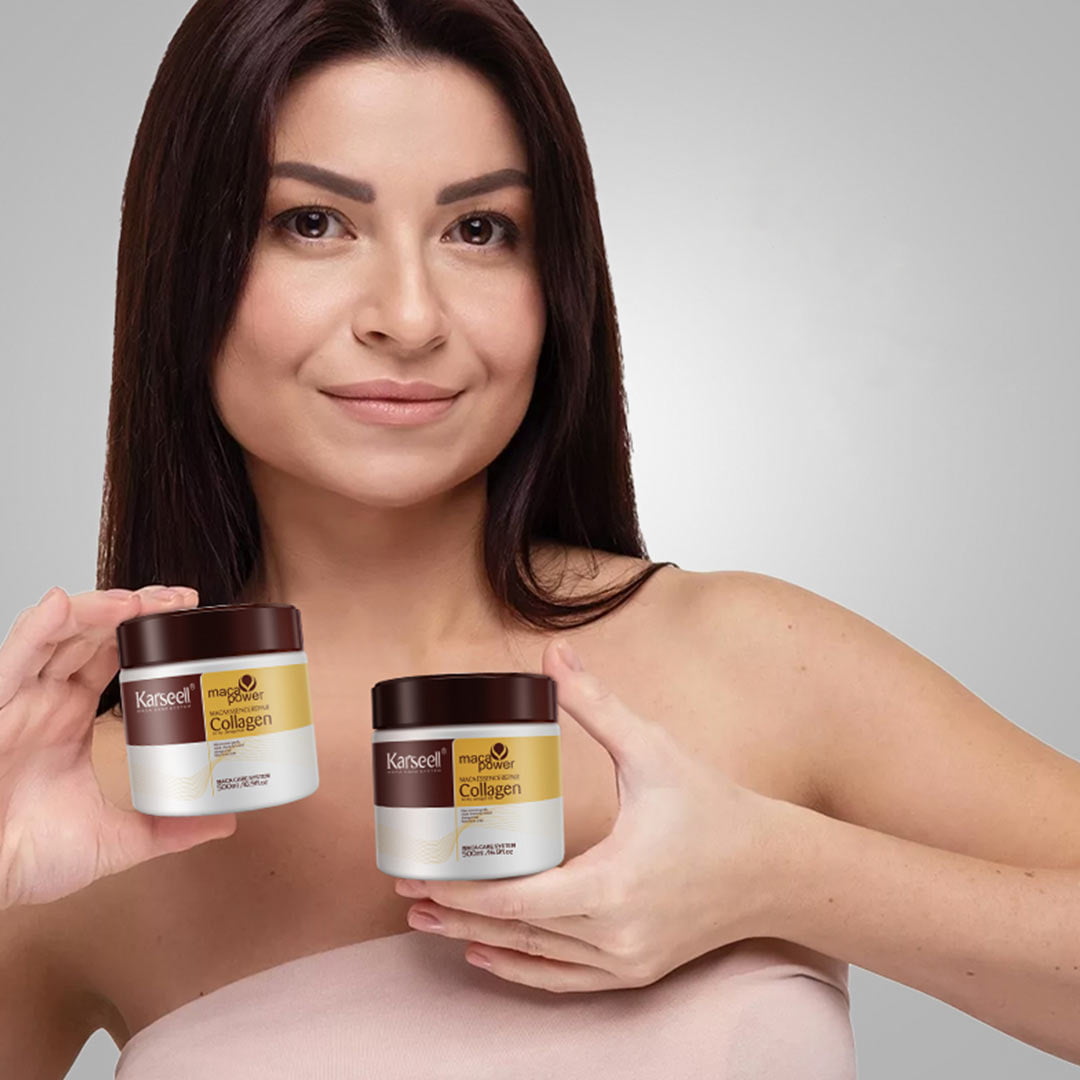 GlowLuxe™ - Kit Karseell Tratamiento Capilar con Colágeno