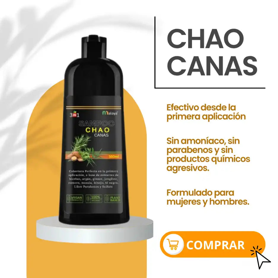 SHAMPOO CHAO CANAS +TRATAMIENTO