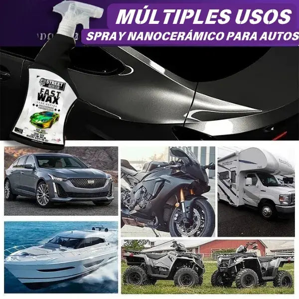 FAST WAX PRO -  Super Porcelanizador Cera Auto (600 ml)