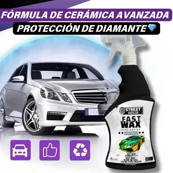 FAST WAX PRO -  Super Porcelanizador Cera Auto (600 ml)