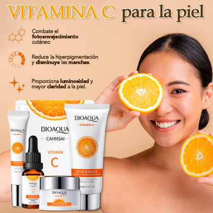 KIT PREMIUM X5 RUTINA VITAMINA C DE BIOAQUA