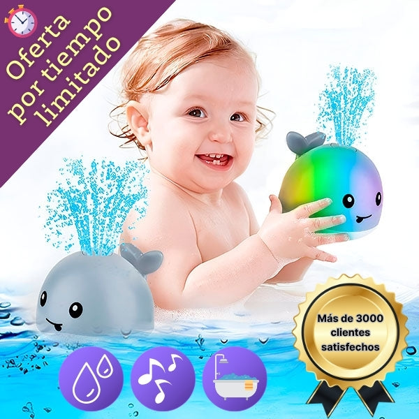 Juguete de baño de ballena