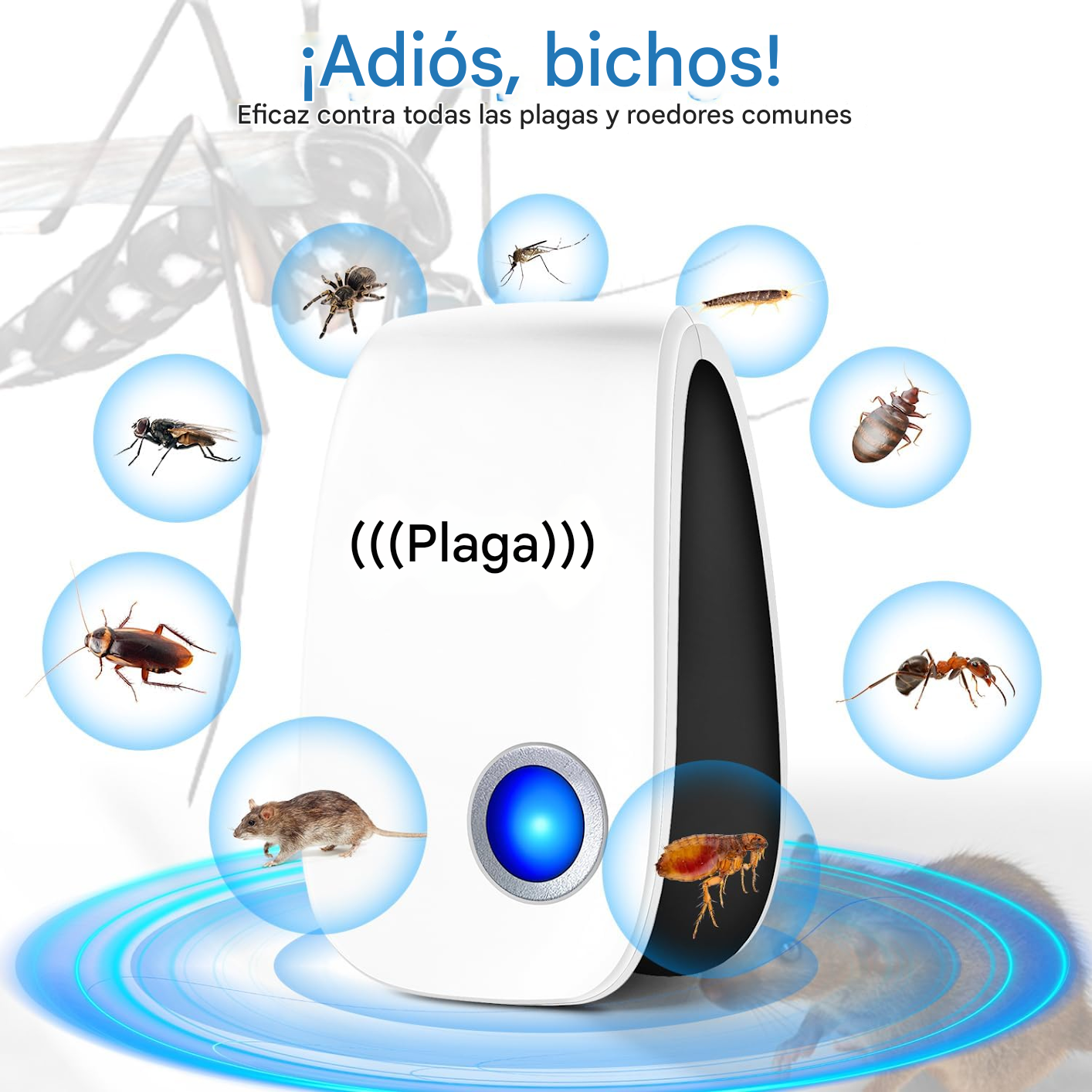 Repelente Ultrasónico - Pest Reject™